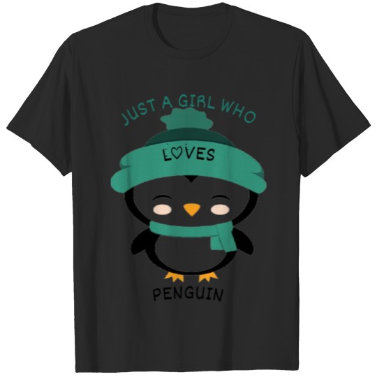 Discover Just A Girl Who Loves Penguins T-shirt