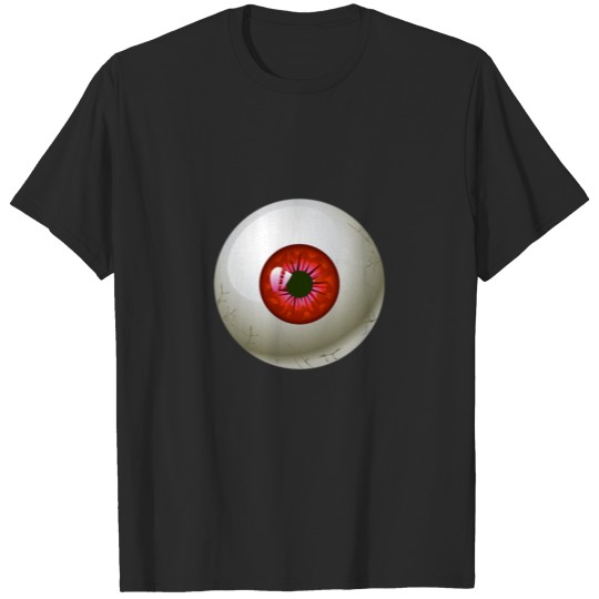 Discover I See You | Halloween Eyeball | Red Iris T-shirt