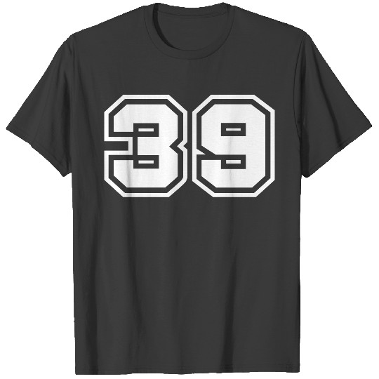Discover 39 Number symbol T-shirt