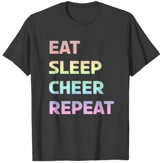 Discover Eat Sleep Cheer Repeat T-shirt