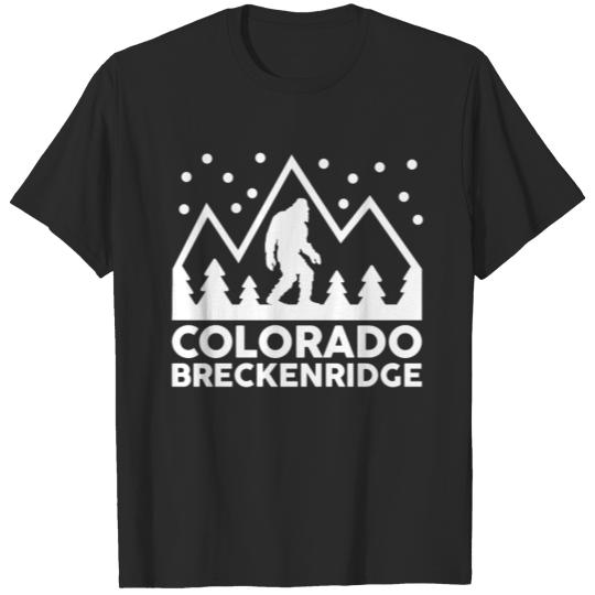 Discover Yeti Sasquatch Night Walker Breckenridge Colorado T-shirt