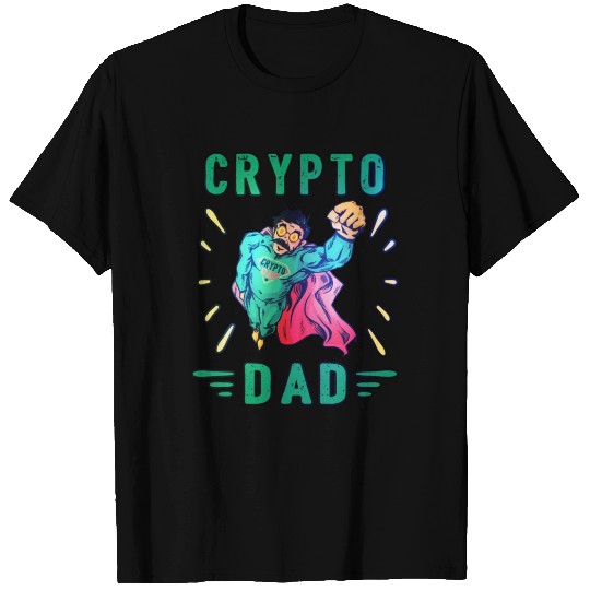 Bitcoin Crypto Father Dad Trader Crypto T-shirt