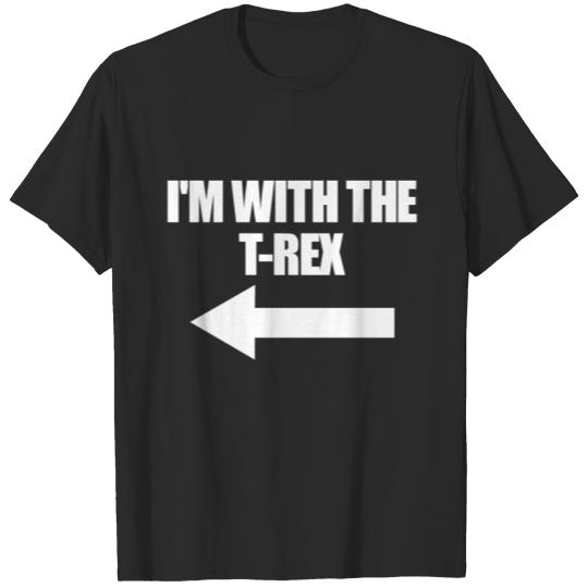 Discover I'm With The T-Rex Halloween Matching T-Rexwith th T-shirt