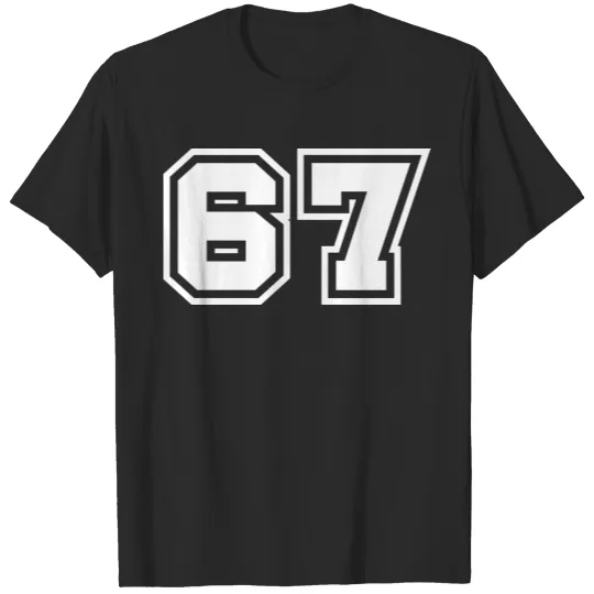 Discover 67 Number Symbol T-shirt
