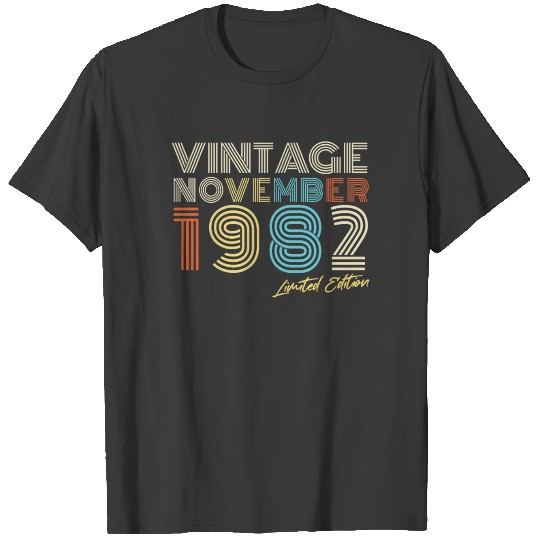 Discover Born November 1982 Vintage T-shirt