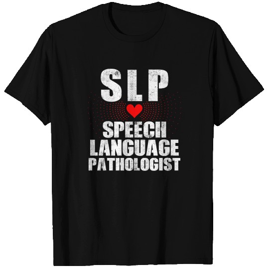 Speech Pathology Therapy Heart Autism Awareness T-shirt