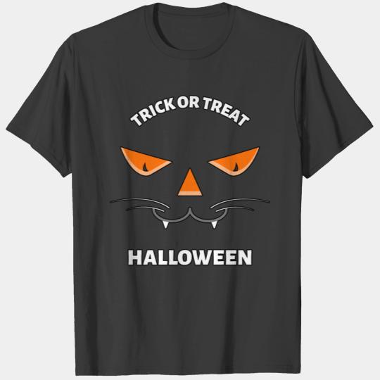 trick or treat halloween ghost face T-shirt