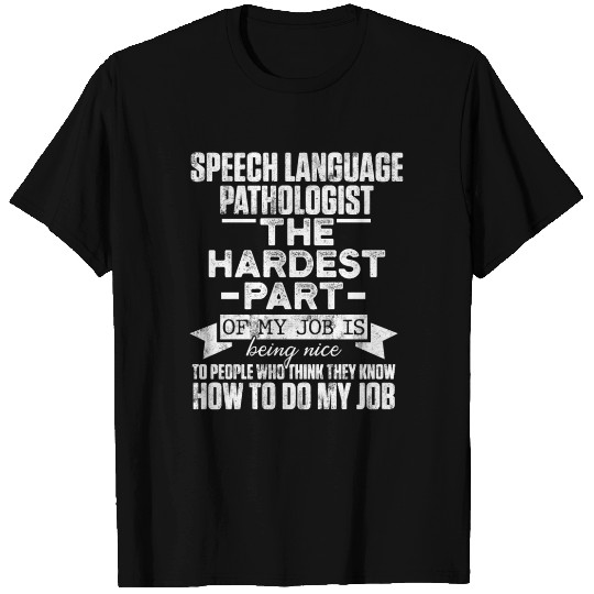 Speech Pathology Therapy Hardest Autism Awareness T-shirt