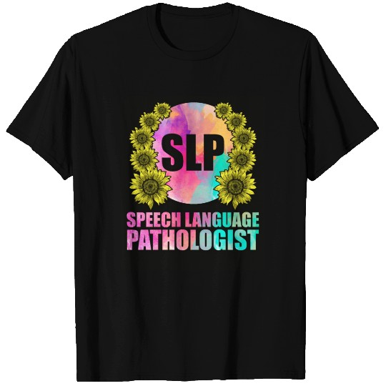 Speech Pathology Therapy Flower Autism Awareness T-shirt