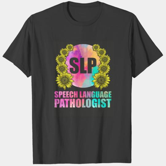 Speech Pathology Therapy Flower Autism Awareness T-shirt