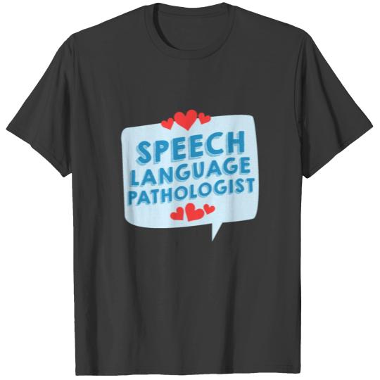 Speech Pathology Therapy Love Autism Awareness T-shirt