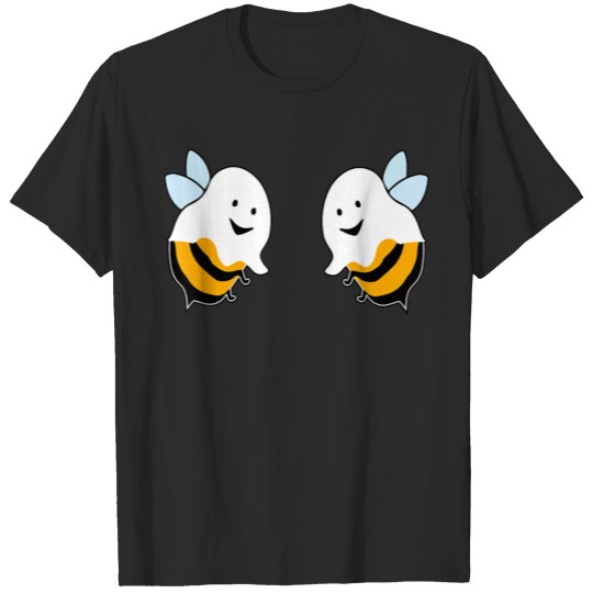 Funny Boo Bees Couples Halloween Costume For Women T-shirt