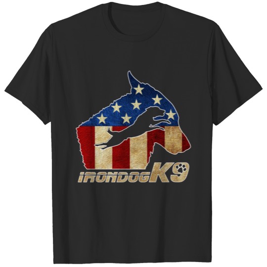 Discover Logo - IrondogK9 Old Flag T-shirt