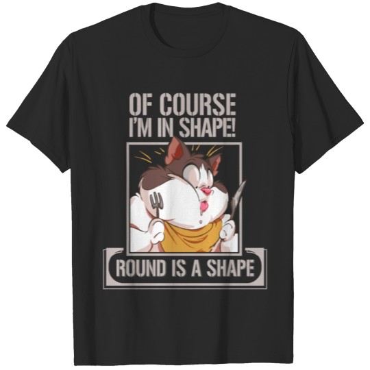 Discover Cat Fat Meme Jokes Chubby Funny T-shirt