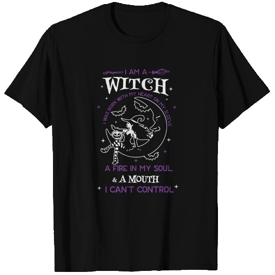 Funny witch quote with witch sitting in the moon T-shirt