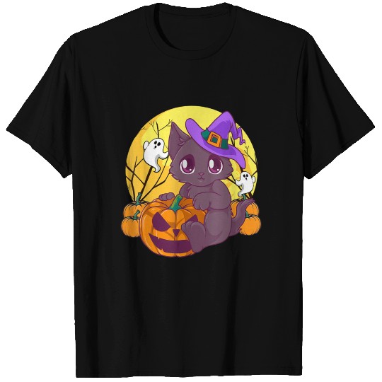 Cat Pumpkin T-shirt