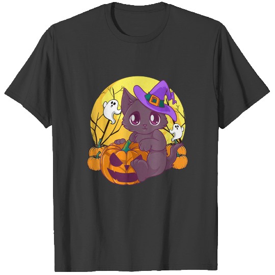 Cat Pumpkin T-shirt