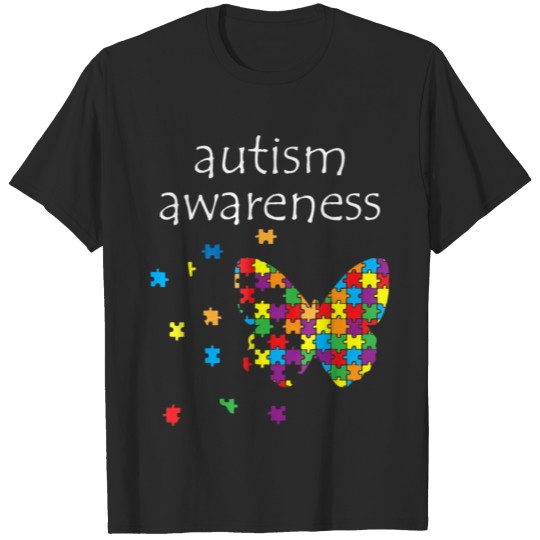 Discover Autism Awareness Butterfly T-shirt