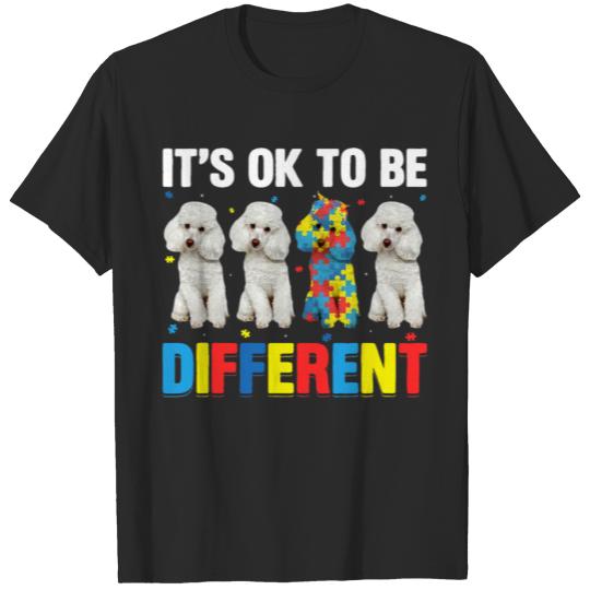 Discover Autism Awareness Poodle Gifts For Dog Dad Dog Mom T-shirt