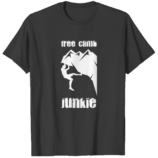 Bouldering mountaineering free climbing climbing T-shirt