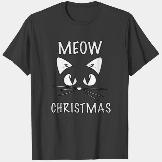 Meow Christmas Women's Favorite cats cute T-shirt