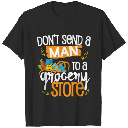 Discover Husband Grocery Shopping Store Manager T-shirt