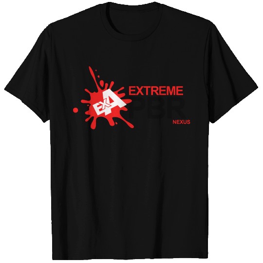 Exa - Extreme PBR Nexus -Black Logo Without Sphere T-shirt