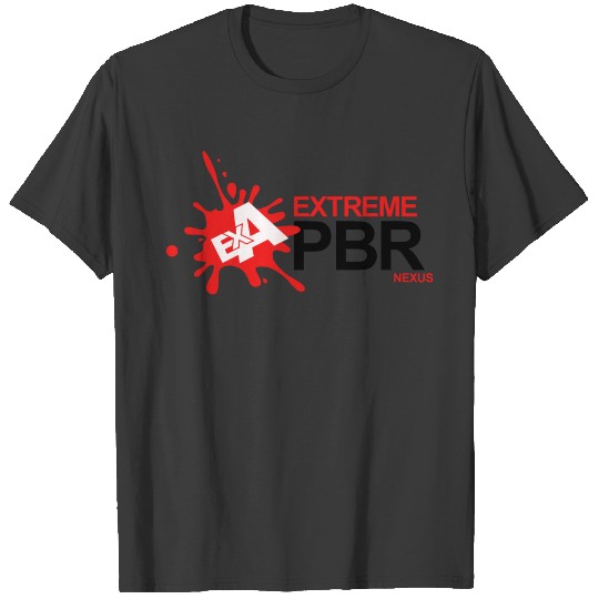 Exa - Extreme PBR Nexus -Black Logo Without Sphere T-shirt