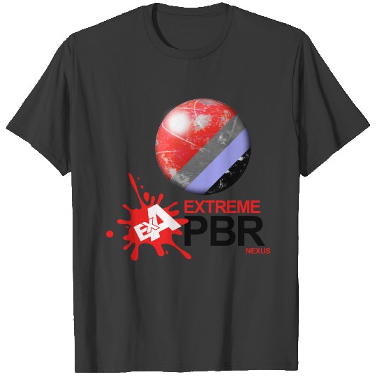 Exa - Extreme PBR Nexus - Black Logo With Sphere T-shirt
