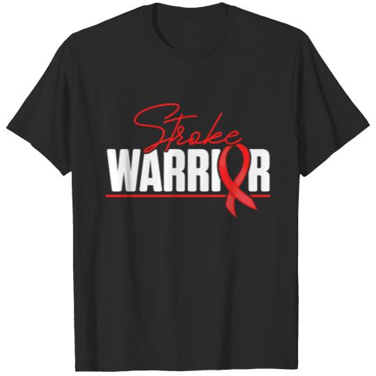 Discover Stroke Awareness Survivor Illness Strong Warrior T-shirt