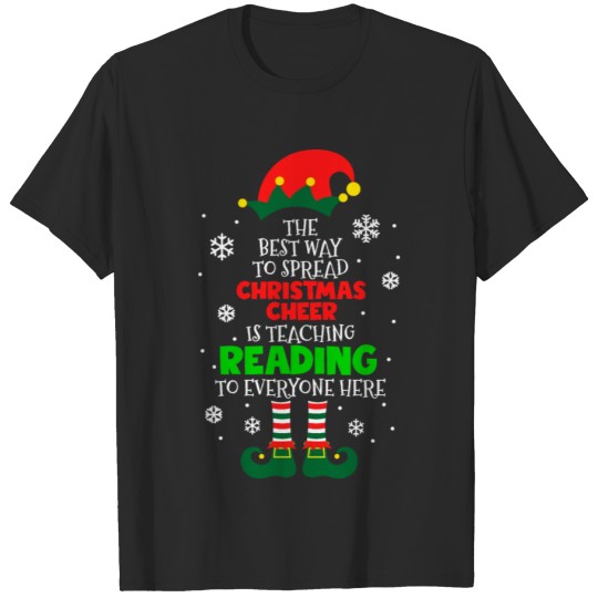 Discover Christmas Cheer Is Teaching Reading Xmas T-shirt