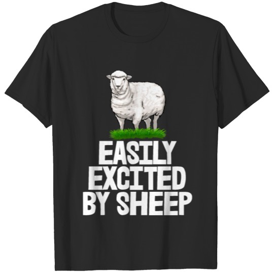 Discover Easily Distracted By Sheeps T-shirt