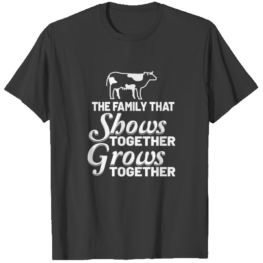 Livestock Show Farmer Cattle Cow Farm Cattle T-shirt