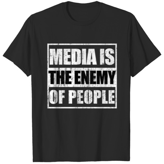 Discover Media is the enemy of people T-shirt