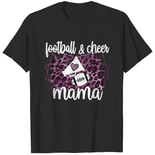 Discover Football Cheer Mom Of Cheerleader Football Player T-shirt