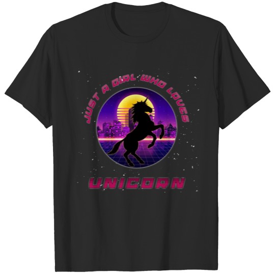 Discover Only A Girl Loves The Unicorn T-shirt