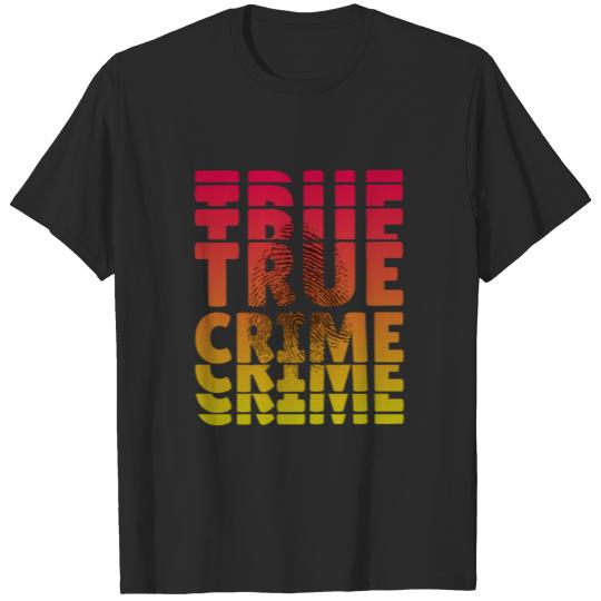 Discover True Crime Fingerprint / Crime Junkie / T-shirt