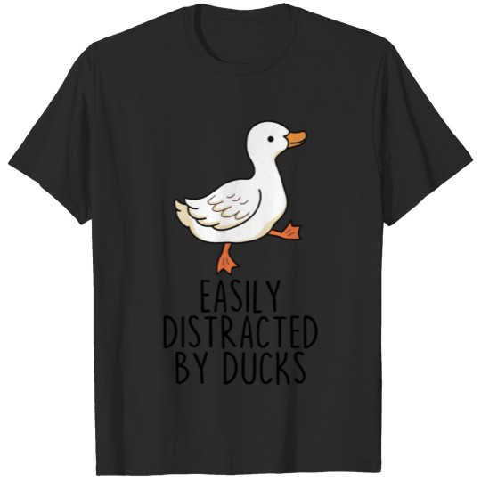 Discover Easily Distracted by Ducks T-shirt