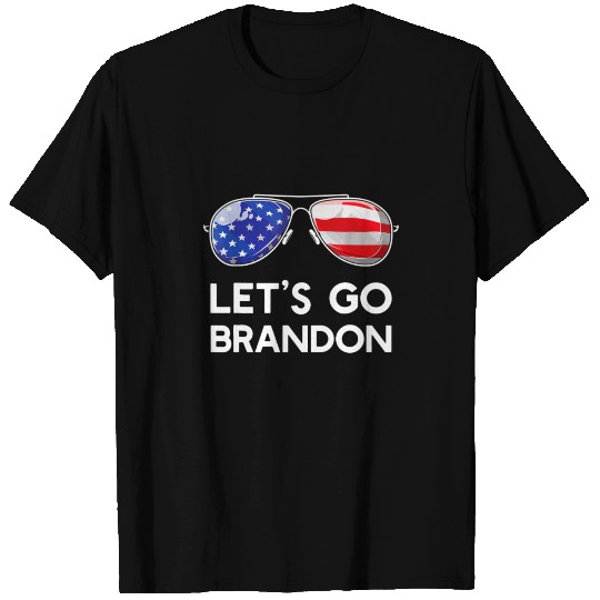 Let s Go Brandon Conservative US Flag Gift T-shirt