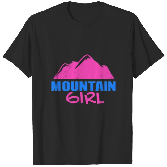 Discover Hiking Mountain Girl Alps Lover Gift Idea T-shirt