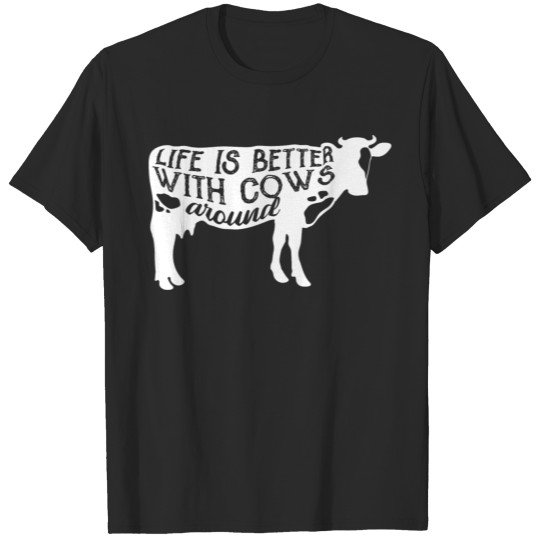 Discover Farm Farming Life Is Better With Cow T-shirt
