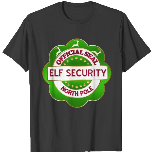 Elf Security Official Seal T-shirt