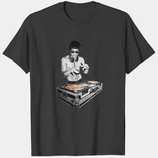 Dj Bruce Lee Movie martial arts T-shirt