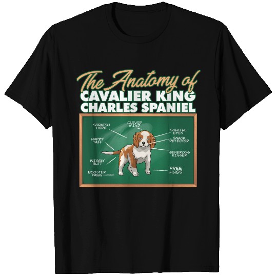 Anatomy Of A Cavalier King Charles Spaniel T-shirt
