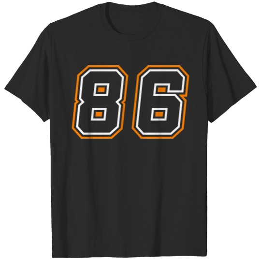Discover 86 Number Symbol T-shirt