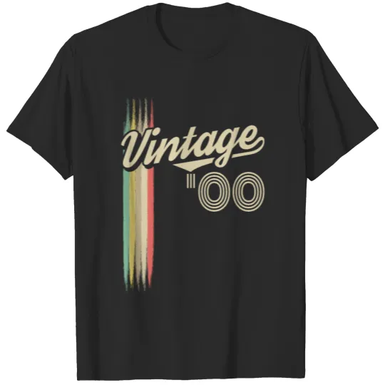 Discover 2000 Vintage born in Retro age Birthday gift idea T-shirt