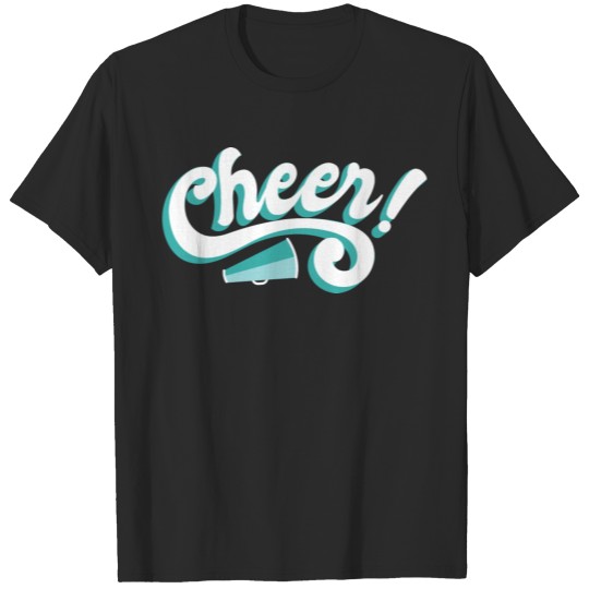 Discover to cheer lettering T-shirt
