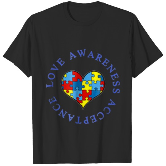 Discover Autism Awareness Heart T-shirt