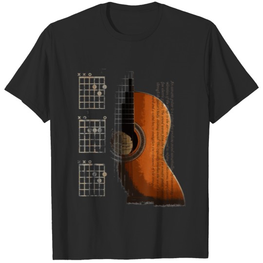 Discover Dad Chords Acoustic Guitar T shirt Class T-shirt