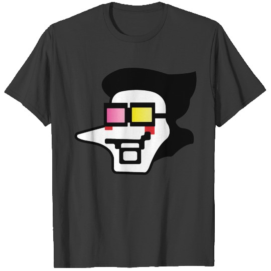 Spamton Face - Deltarune sticker T-shirt